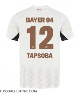 Günstige Bayer Leverkusen Edmond Tapsoba #12 Auswärtstrikot 2024-25 Kurzarm